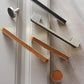 Textured Leather Inlay Cabinet Pulls and Knobs