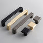 Modern Minimalist Zinc Alloy Square Cabinet Pulls
