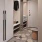 Two-Tone Black Aluminum Alloy Cabinet Handles and Pulls