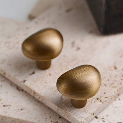 Organic Pebble Mushroom Cabinet Knobs