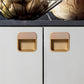 Flush Recessed Sliding Door Handles, Zinc Alloy Concealed Pulls
