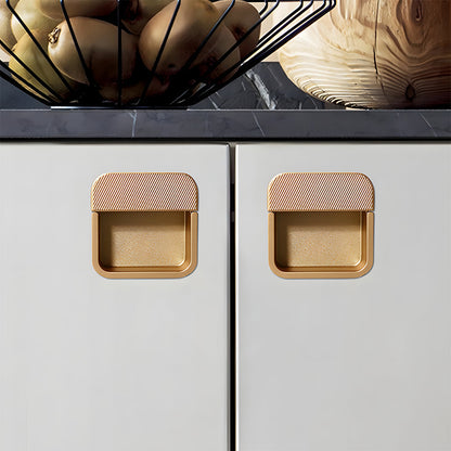 Flush Recessed Sliding Door Handles, Zinc Alloy Concealed Pulls