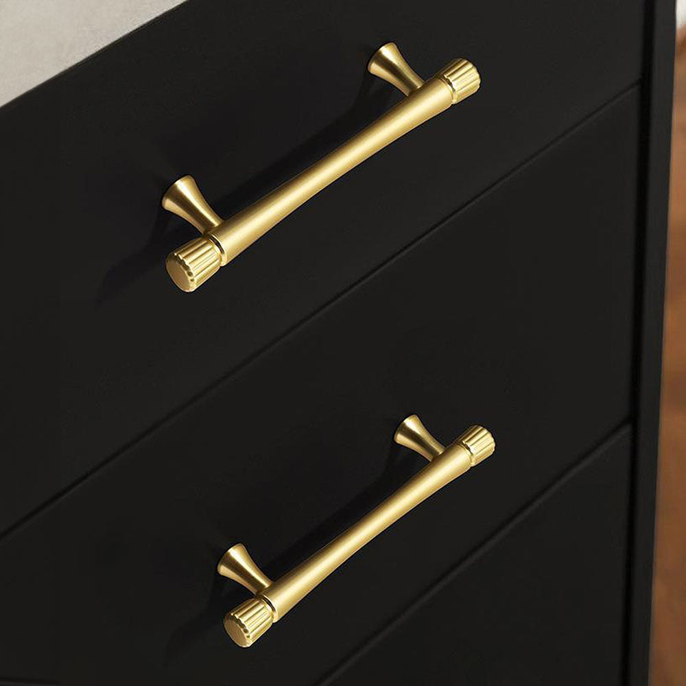 Fluted Detail Cabinet Pulls and Matching Knobs