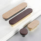 Wood-Grain Cabinet Handles and Knobs for Wardrobes
