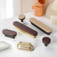Wood-Grain Cabinet Handles and Knobs for Wardrobes