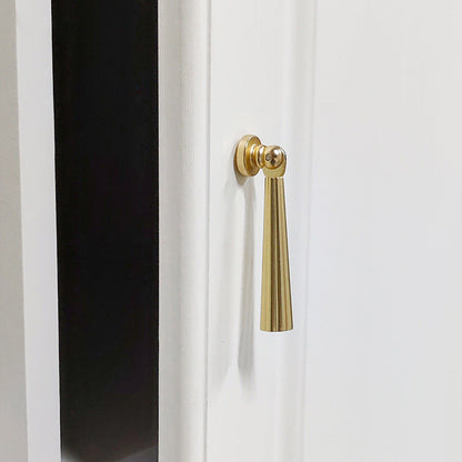 Fluted Pendant Knob Drop Pull for Dressers