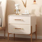 Cowhide Brass Cabinet Pulls and Knobs, Brown / Black Options