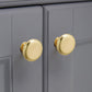 Arched Half Moon Cabinet Handles and Knobs, Zinc Alloy