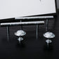 Hammered Silver Cabinet Pulls, Brass Bar Handles