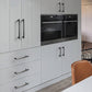 Arched Half Moon Cabinet Handles and Knobs, Zinc Alloy
