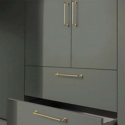 Vintage Slim Curved Cabinet Pulls and Knobs for Dressers