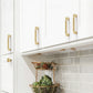 Square Cabinet Pulls and Knobs in Zinc Alloy