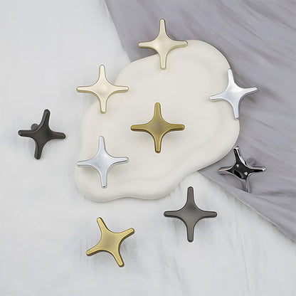 Modern Zinc Alloy Star Cross Cabinet Knobs