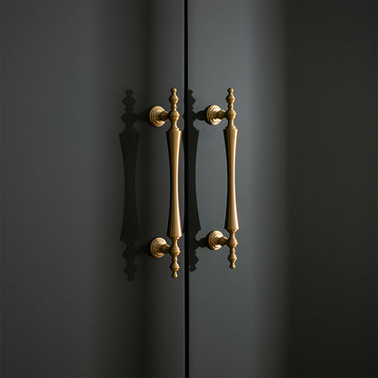 Retro Brass Cabinet Handles and Knobs for Wardrobes