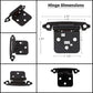 1.5 Inch Half Cover American Spring Self-Closing Door Hinge