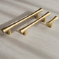Gold Curved Cabinet Handles, Zinc Alloy T-Bar Pulls