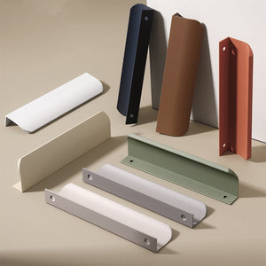 Invisible Round Arc Aluminum Alloy Cabinet Edge Pulls