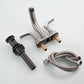 3 Holes Double Handle Stainless Steel Hot And Cold Bathroom Faucets