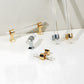 Transparent Acrylic Round Bar Cabinet Pulls for Wardrobes