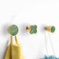 Colored Inset Cabinet Knobs for Wardrobes and Drawers