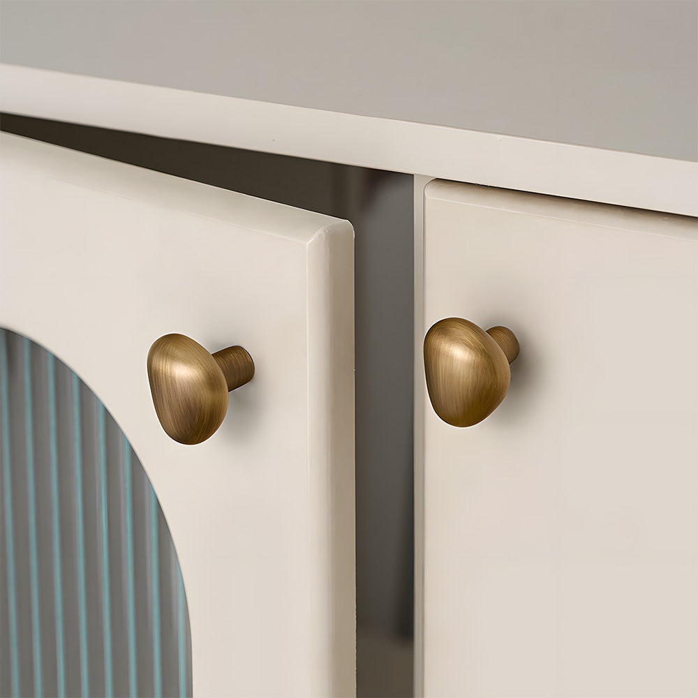 Organic Pebble Mushroom Cabinet Knobs