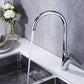 Mixer Tap Brushed Swivel  Deck Mounted Kitchen Sink Faucet
