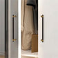 Brass Round Bar Cabinet Pulls, Drawer Handles, and Matching Knobs