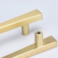 French Style Square Bar Cabinet Pulls and T Knobs