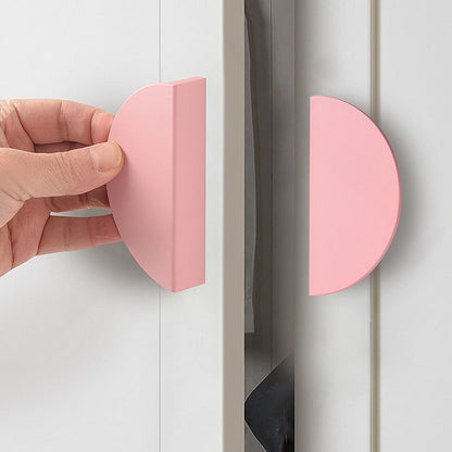 Colorful Half Moon Cabinet Pulls for Kids Rooms
