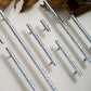 Hammered Silver Cabinet Pulls, Brass Bar Handles