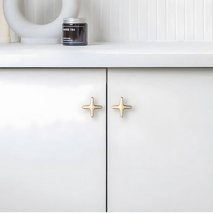 Modern Star Cross Cabinet Pulls and Knobs
