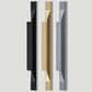 2 Pack Aluminum Edge Pull Cabinet Handles