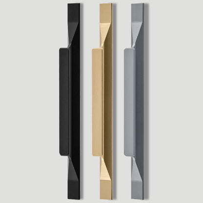 2 Pack Aluminum Edge Pull Cabinet Handles