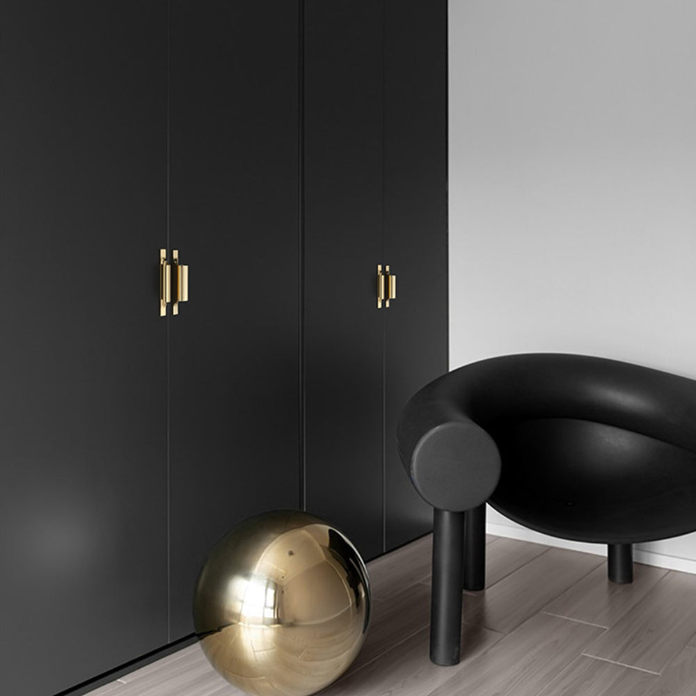 Low-Profile Finger Pulls for Wardrobes and Drawers