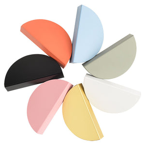 Colorful Half Moon Cabinet Pulls for Kids Rooms
