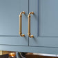 French Stripe Ribbed Cabinet Pulls and Drawer Handles