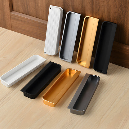 Rectangular Recessed Pulls for Sliding Closet Doors
