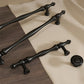 Solid Brass Twisted Cabinet Pulls and Matching Knobs