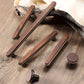 Walnut Wood Inlay Cabinet Handles and Knobs