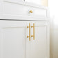 Gold Round Bar Drawer Handles and Cabinet Knobs