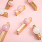 Natural Crystal Sphere Brass Cabinet Handles and Knobs