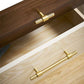 Knurled Brass Cabinet Handles and T-Bar Knobs