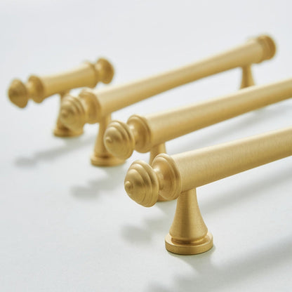 Traditional Brass Cabinet Pulls and T-Knobs