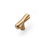 Curved Zinc Alloy Cabinet Pulls in Gold and Dark Gray