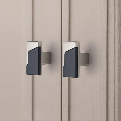 Mixed-Finish Zinc Alloy Cabinet Pulls and Knobs