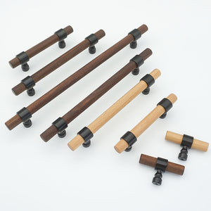 Solid Wood Walnut Furniture Pulls