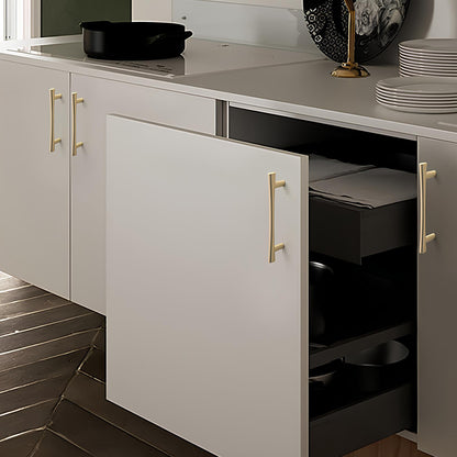 Minimalist Round Bar Cabinet Handles and Drawer Pulls