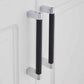 Two-Tone Knurled Cabinet Pulls and Knobs