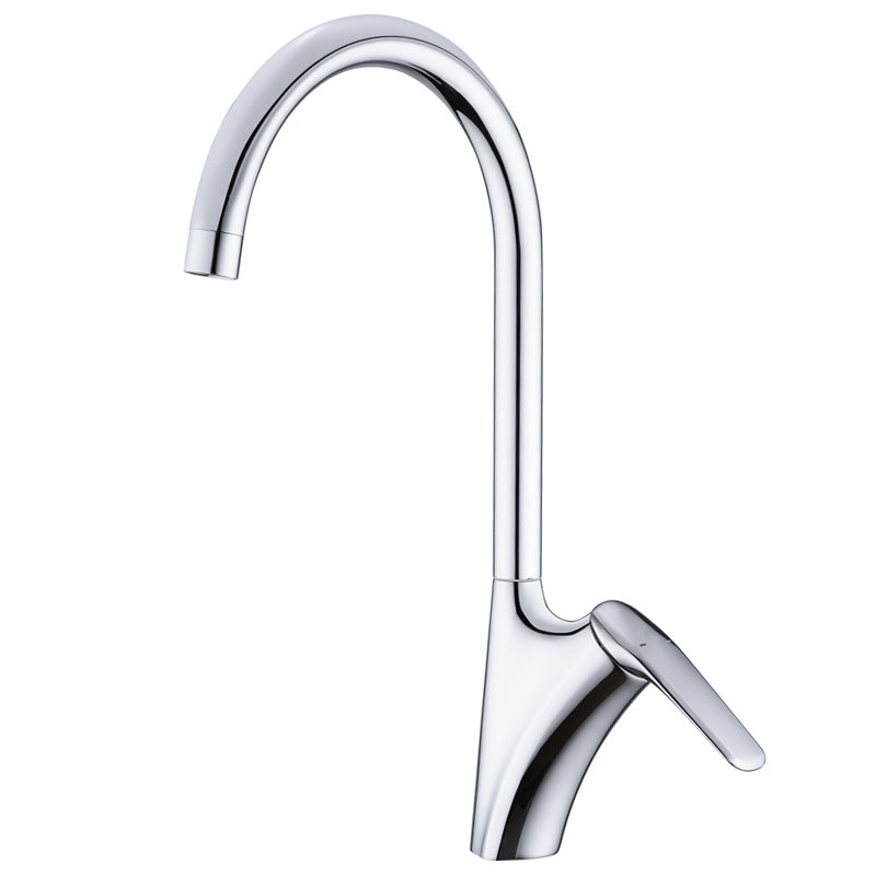 Brushed 360° Swivel Hot and Cold Kitchen Faucet