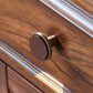 Walnut Wood Inlay Cabinet Handles and Knobs
